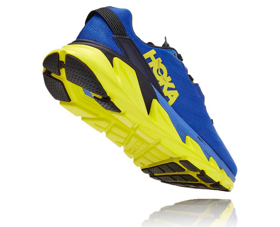 Hoka One One Running Shoes Mens Blue/Green - Elevon 2 - 30425KONF